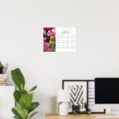 Poster Art numérique de fermeture des fleurs du désert 20 (Bureau à domicile)