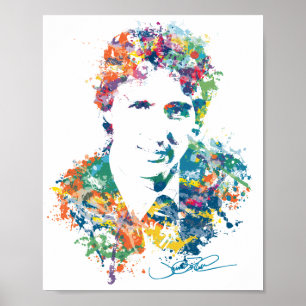 Poster Art numérique de Justin Trudeau