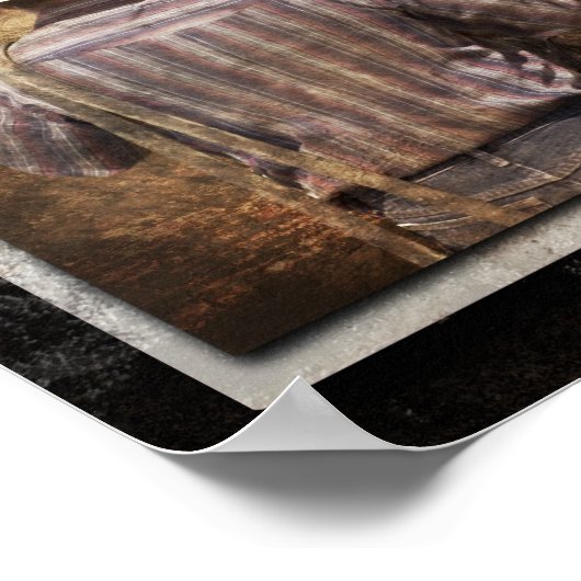 Poster Art numérique de l'équipe Percheron Imprimer (Coin)