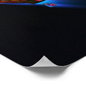 Poster Art numérique de rêve Abstrait de vol magique (Coin)