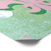 Poster Art numérique Fleur-de-Lis (Coin)