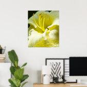 Poster Art numérique floral (Bureau à domicile)