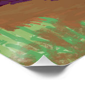 Poster Art numérique Flower Garden (Coin)