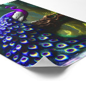 Poster Art numérique Majestic Peacock (Coin)