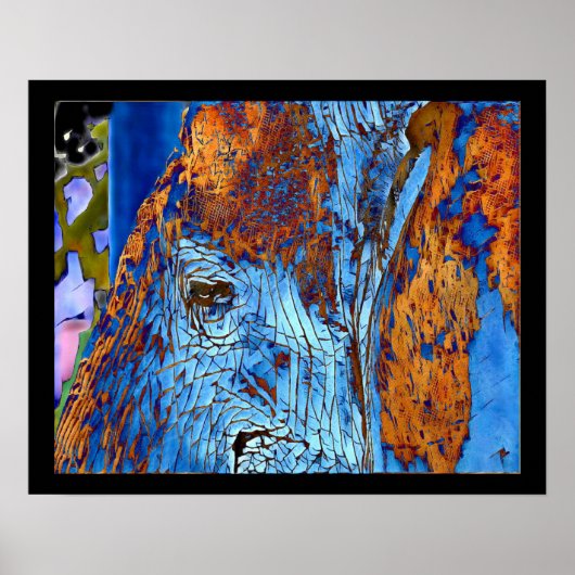 Poster Art numérique photo original de Elephant Eye (Devant)