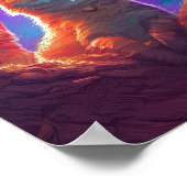 Poster Art numérique pour Amoureux de les chats, Starry N (Coin)