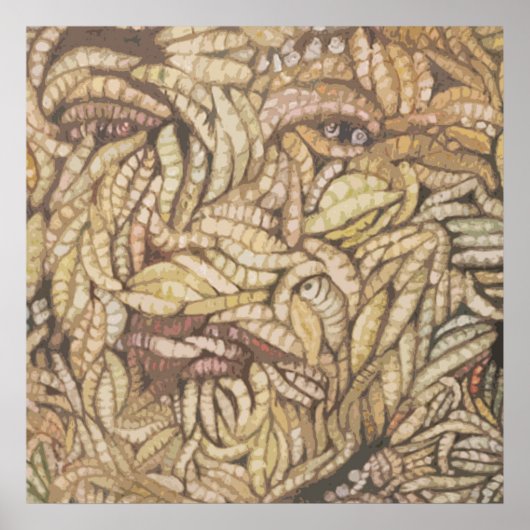 Poster art numérique "Profond de la peau" Imprimer (Devant)