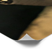 Poster Art numérique unique | Jolie Dame Abstraite (Coin)