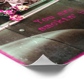 Poster Art numérique Vintage rétro chaud de Smokin (Coin)