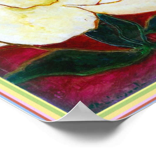 Poster ART-ON-CANVAS : Magnolia Heat 12"x12" (Coin)