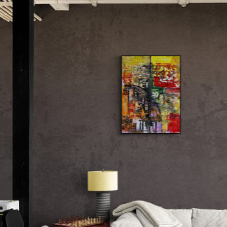 Poster Art Original Abstrait