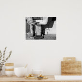 Poster Art original : "négligence par défaut" (Cuisine)