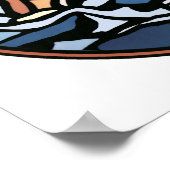 Poster Art Ours Polaire Imprimer Faune Tribale Décor de l (Coin)