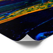 Poster Art painting with palette knifeblack,paris,red,whi (Coin)