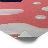 Poster Art papillon Abstrait (Coin)