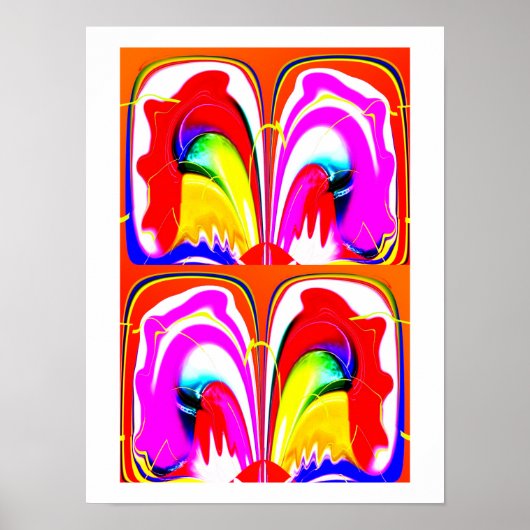 Poster Art papillon extraterrestre (Devant)