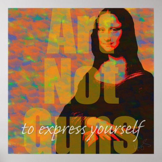 Poster Art pas les armes (Devant)