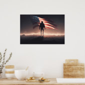 Poster Art Patriot Hero (Keuken)