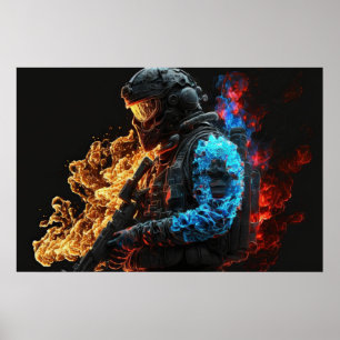 Poster Art Patriot Héros