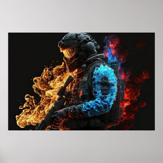 Poster Art Patriot Héros (Devant)