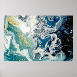 Poster Art, peinture- Couleur gris naturel : métallique,