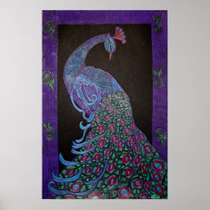 Poster Art - Pfier Peacock