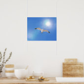 Poster Art photographique Sea Ocean Bird Sun (Cuisine)