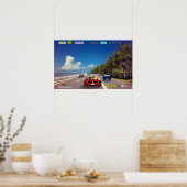Poster Art Pixel rétro Outrun (Cuisine)