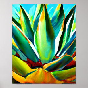 Poster Art plante Agave