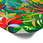 Poster Art plante tropical (Coin)