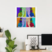 Poster Art pop (Bureau à domicile)