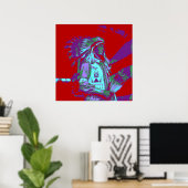 Poster Art pop américain (Bureau à domicile)