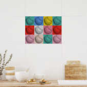 Poster Art pop baseball (Cuisine)