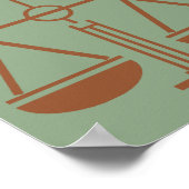 Poster Art pop de la justice pénale (Coin)