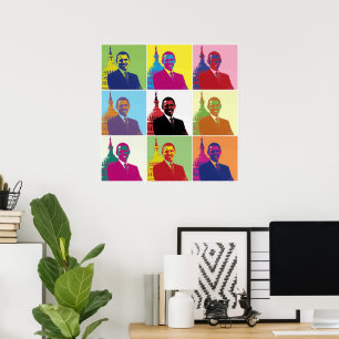 Poster Art Pop du président Obama