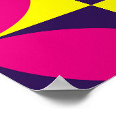 Poster Art pop, formes géométriques colorées. (Coin)