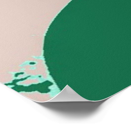 Poster Art pop guitare électrique (Coin)