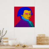 Poster Art pop Mozart (Cuisine)