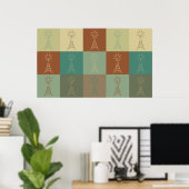 Poster Art pop radio amateur (Bureau à domicile)