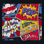 Poster Art pop rétro, motif de la bande dessinée.<br><div class="desc">Retro Pop Art comic crier sans couture motif Obtenez votre Retro Pop Art Comic Shout Motif! Décor amusant et original ! Comic Pop Art Shout Motif - Là où Retro Rencontre Amusement! Obtenez votre typographie avec cette explosion graphique du passé. comique, pop, motif, livre, sans soudure, arrière - plan, illustration,...</div>