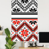 Poster Art populaire bulgare (Bureau à domicile)