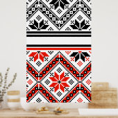 Poster Art populaire bulgare (Cuisine)