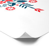 Poster Art populaire scandinave (Coin)