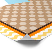 Poster Art pour la nurserie de bébé éléphant Jungle Stack (Coin)