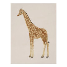 Art pour la nurserie de la girafe