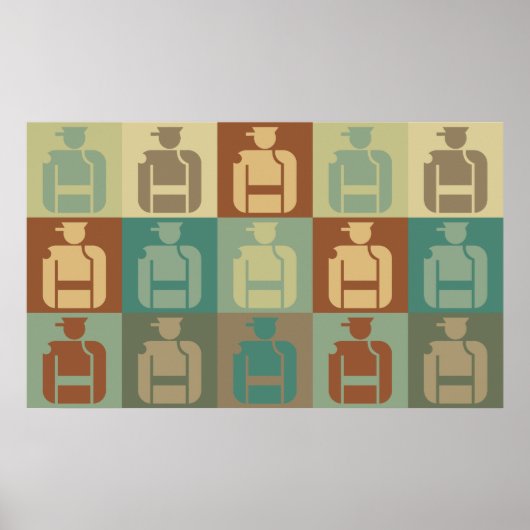 Poster Art publicitaire de sécurité (Devant)