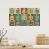 Poster Art publicitaire de sécurité (Cuisine)