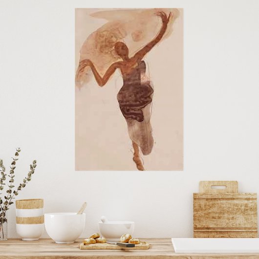 Poster Art raffiné ~ La danseuse c1906 (Cuisine)