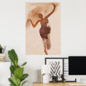 Poster Art raffiné ~ La danseuse c1906 (Bureau à domicile)