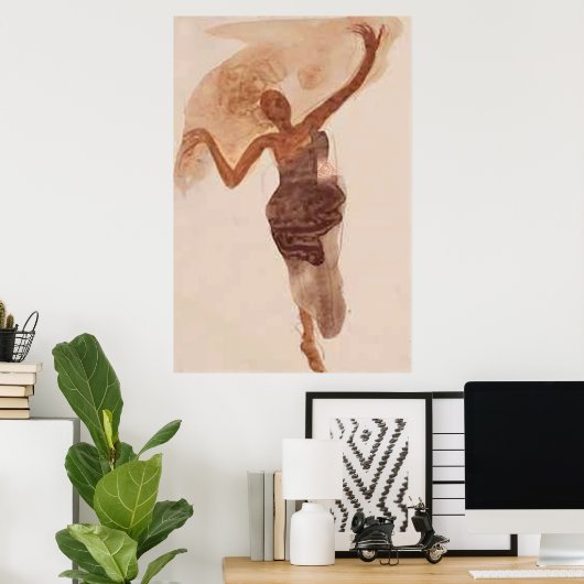 Poster Art raffiné ~ La danseuse c1906 (Bureau à domicile)